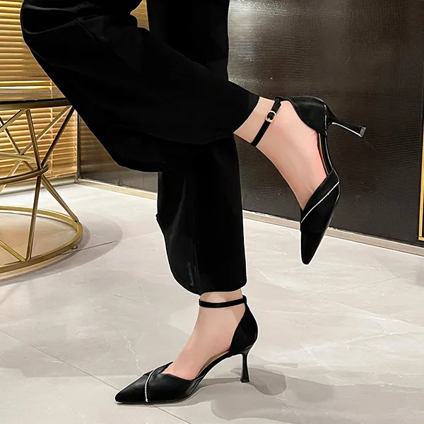 OMS Slim Heel High Heels 7.5cm Women's-8