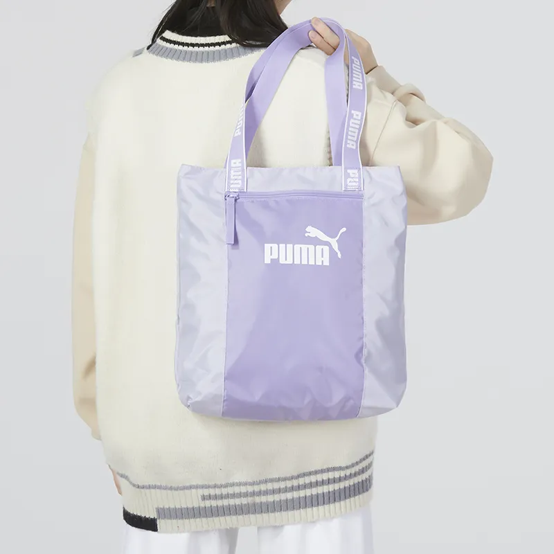 PUMA Fabric Handbag Casual Bag Handbag Shoulder Bag Women's Lavender-3
