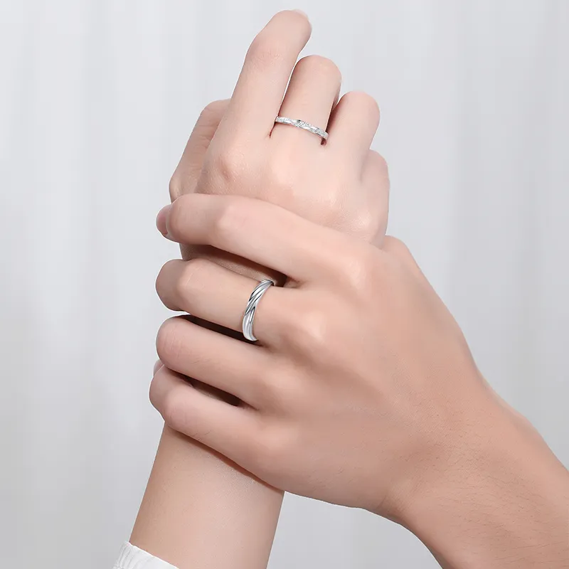 MISS TOOYA S999 Fine Silver Rings Unisex-13