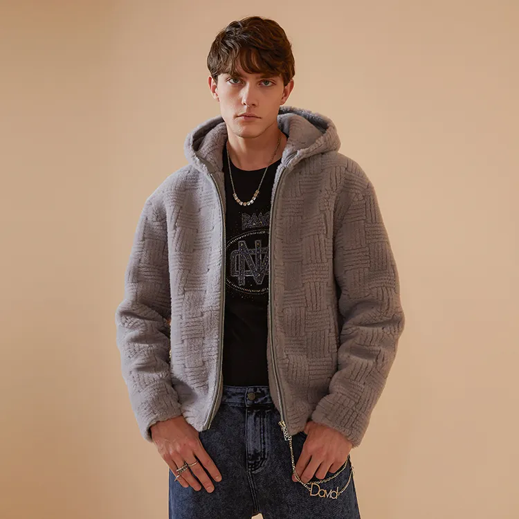 DAVID NAMAN FW22 Fur Men's Gray-2