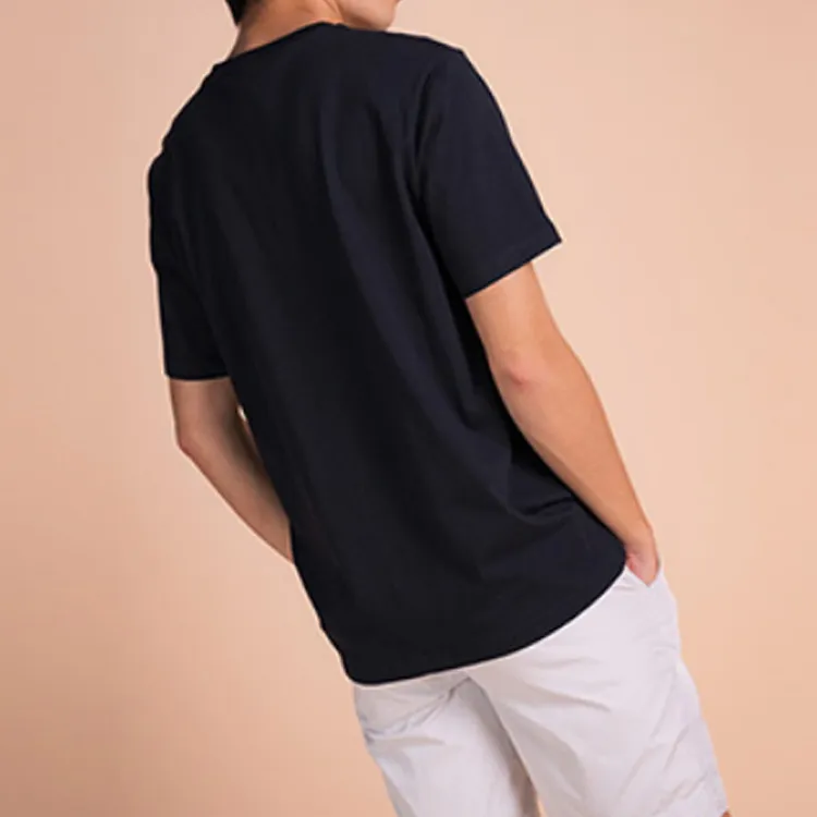 Champion x SMILEY Crew Neck Fitted Straight Short-Sleeved T-Shirt US Version Men's Black-4