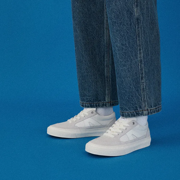Vision Street Wear Stick Low Top Skateboard Shoes Unisex Ivory White-6