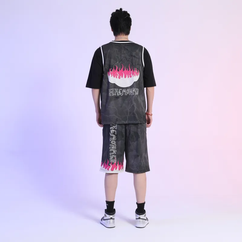 FireMonkey Basketball Suit Unisex Black-4
