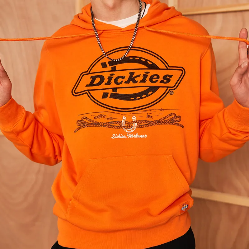 Dickies Sweatshirt Men's Orange Red-1