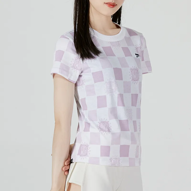 PUMA T Shirt Women's Light Purple-4
