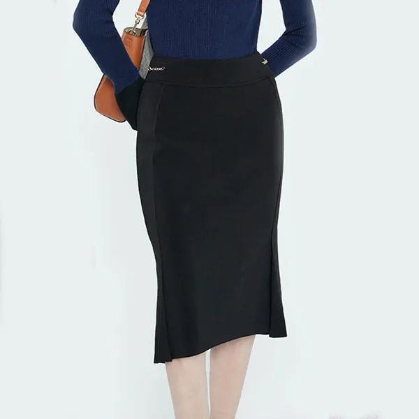 DKNY Casual Long Skirts Women's Black-4