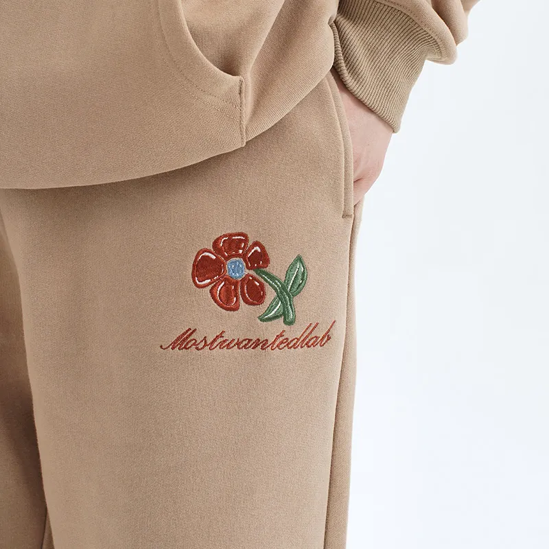 MostwantedLab Vintage Flower Knitted Sweatpants Unisex-5