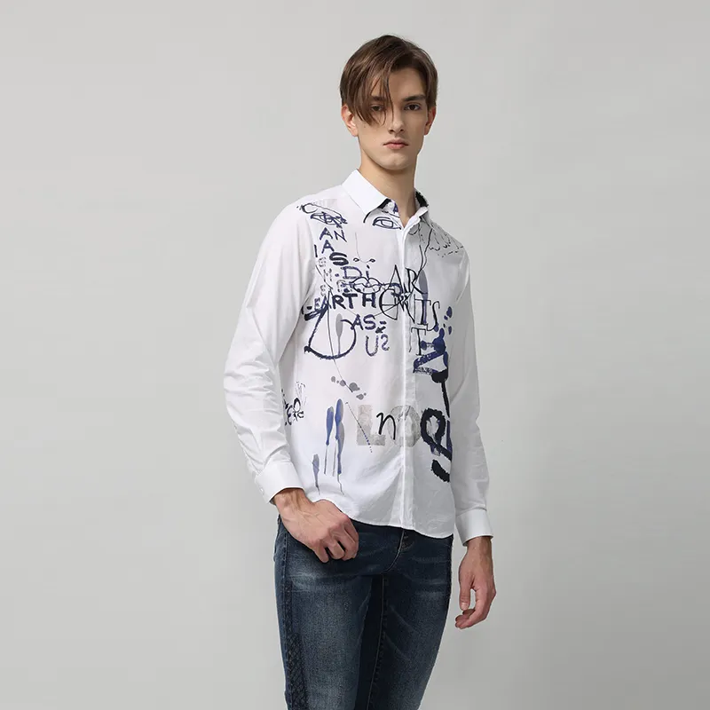 RARE Shirts Men White-3