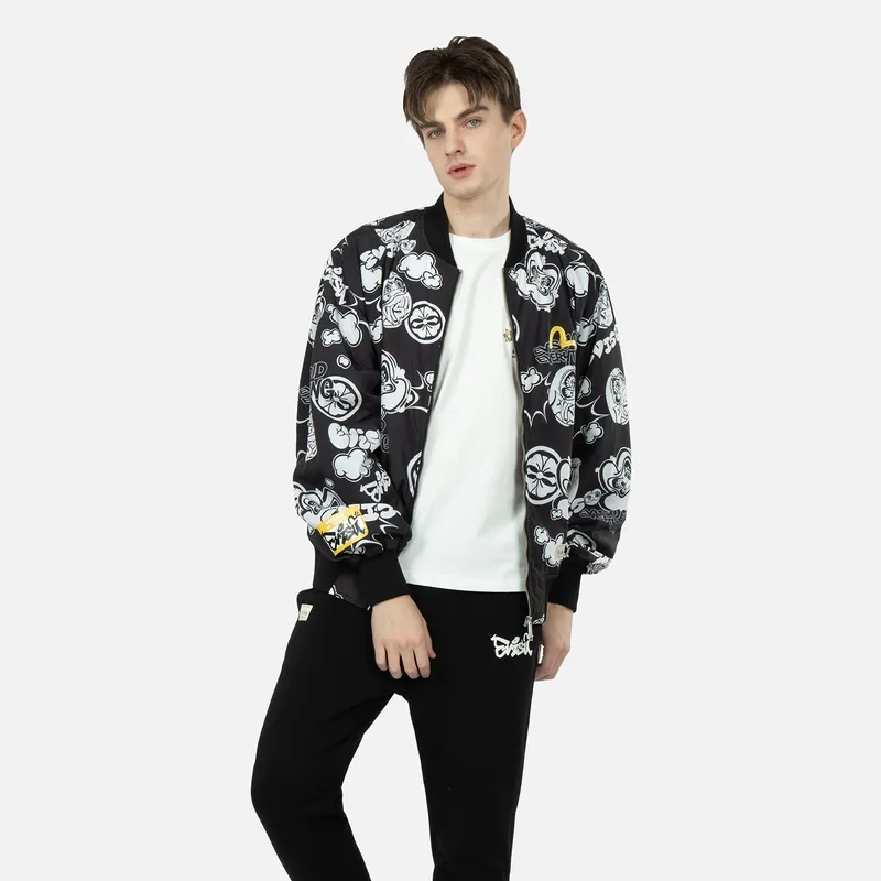 EVISU Jackets Men Black All Over Print-2