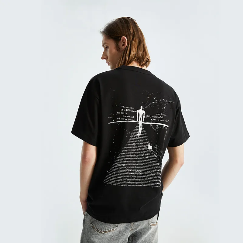 Organic Emotion T Shirts Unisex Black-3
