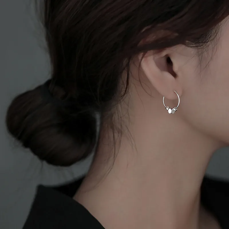 PIARA Earrings Women's Silver-2