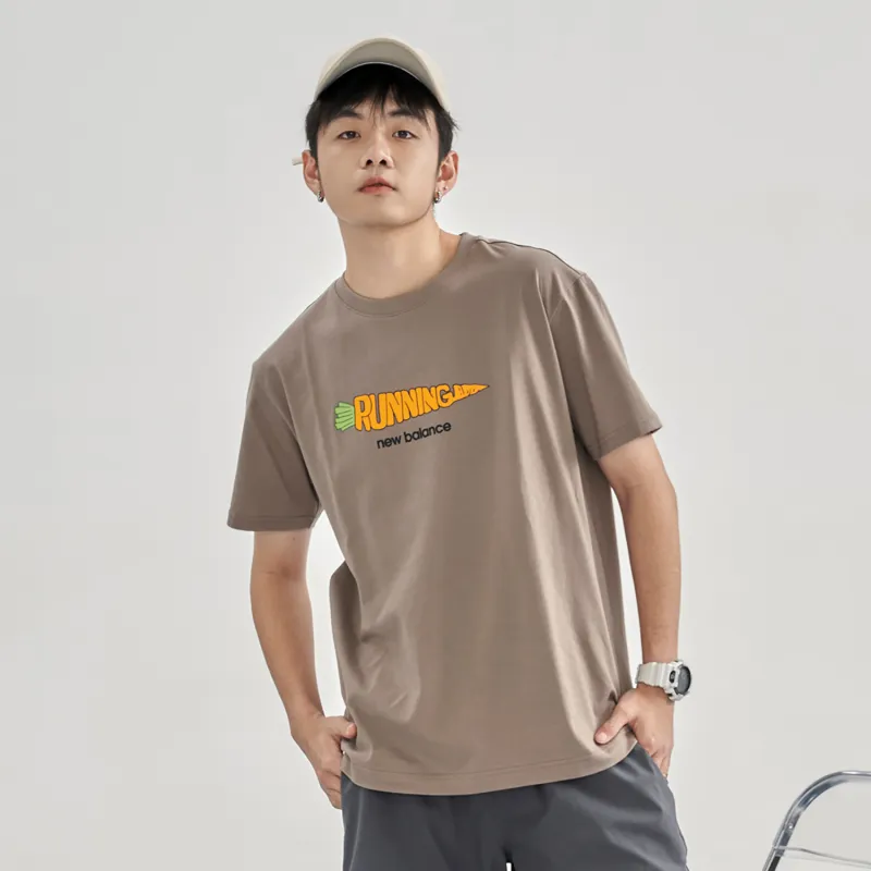 New Balance T Shirt Unisex Brown-2