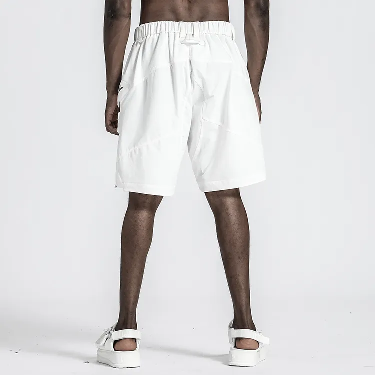 NORVINCY Straight Fit Loose Fit Solid Color Fitness Sports Shorts Unisex-13