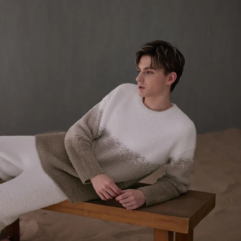 Same Language Men Pajama Sets-2