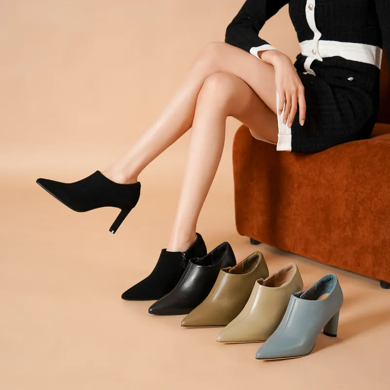 HARSON Slim Heel High Heels 8cm Women's-12