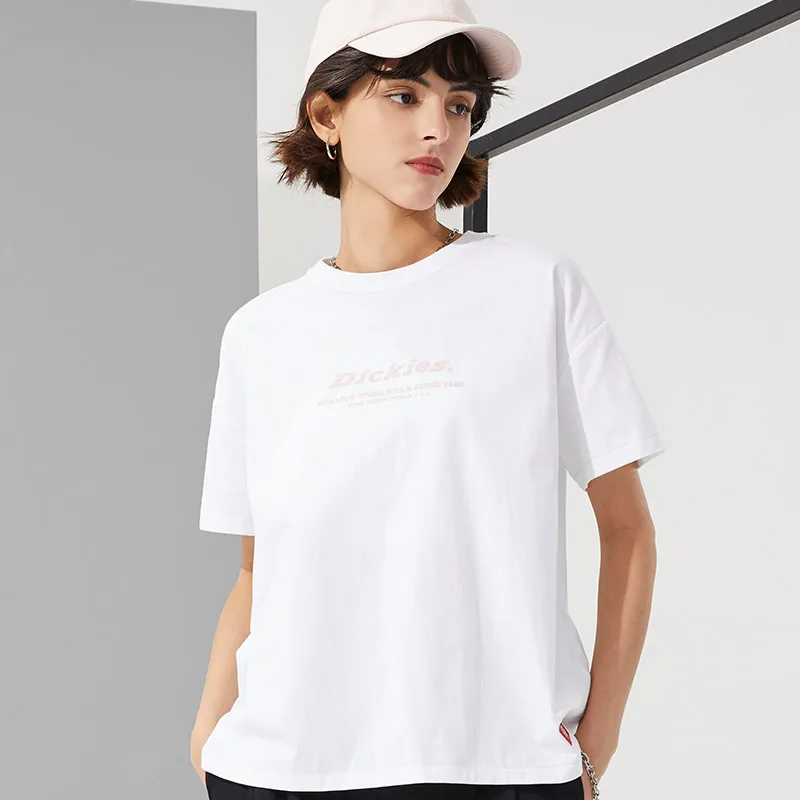 Dickies Straight T Shirt Unisex White-5