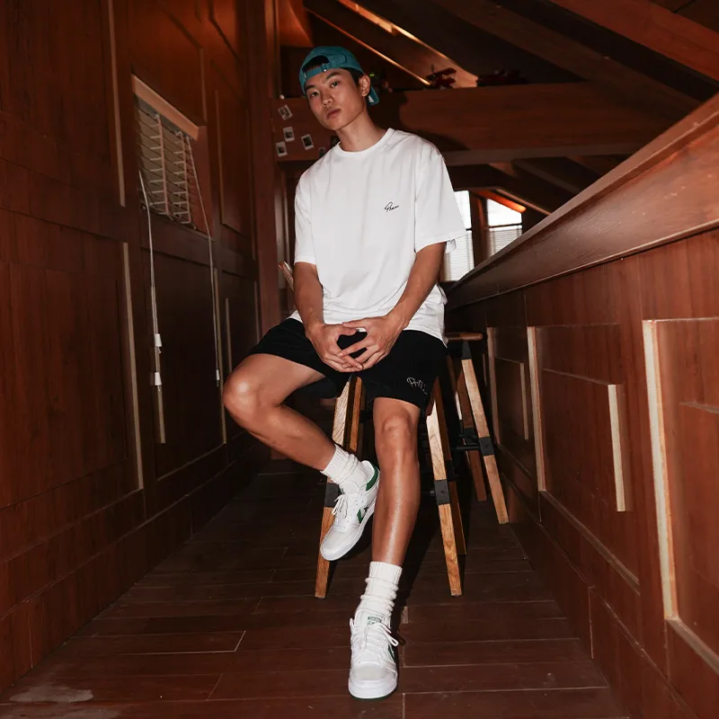 Phew Loose Fit Shorts Unisex Black-3