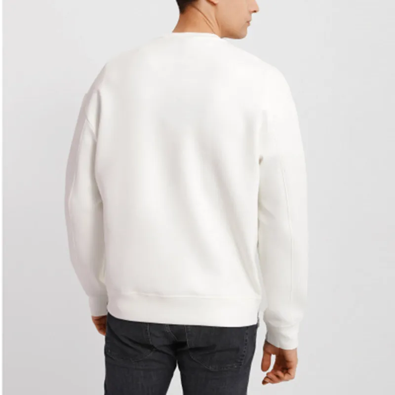 EMPORIO ARMANI Sweatshirts Men Vanilla White-3