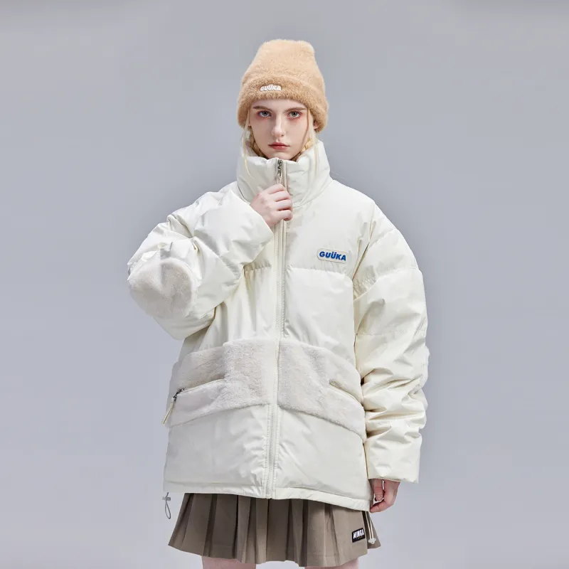 Guuka Down Jacket Unisex Beige Yellow-4