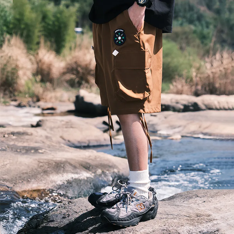 AMBER LIGHT AMBER LIGHT Mountain Outdoor Casual Shorts Unisex-13