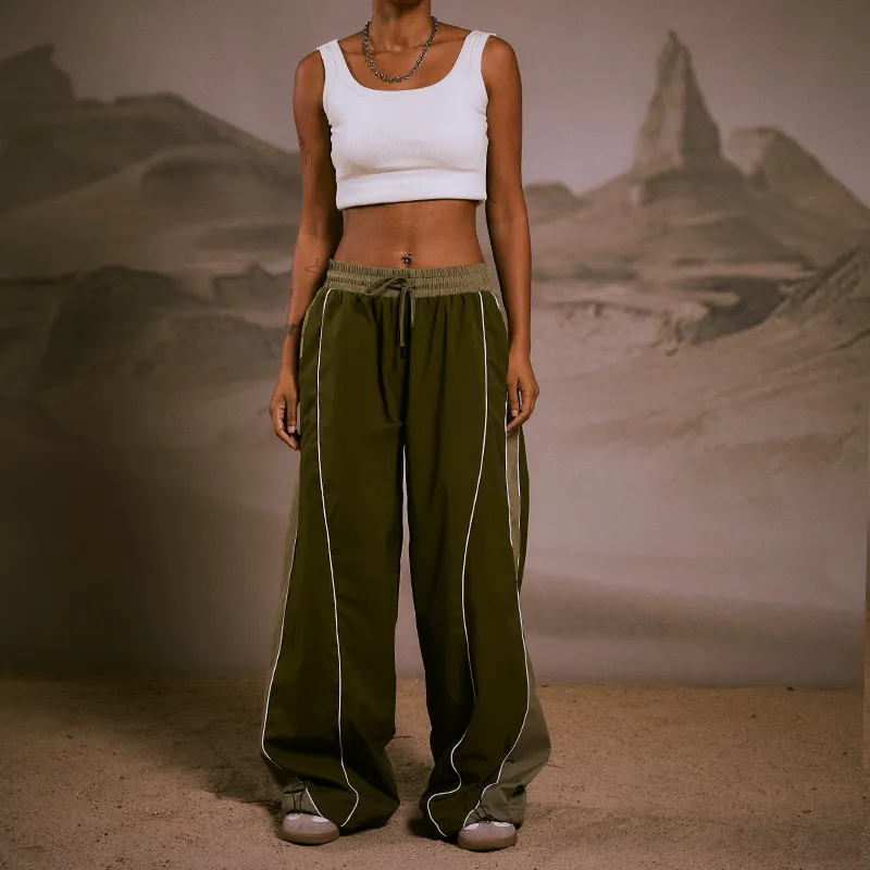 CHIGGALAB FW22 Wide Leg Sports Pants Unisex-5