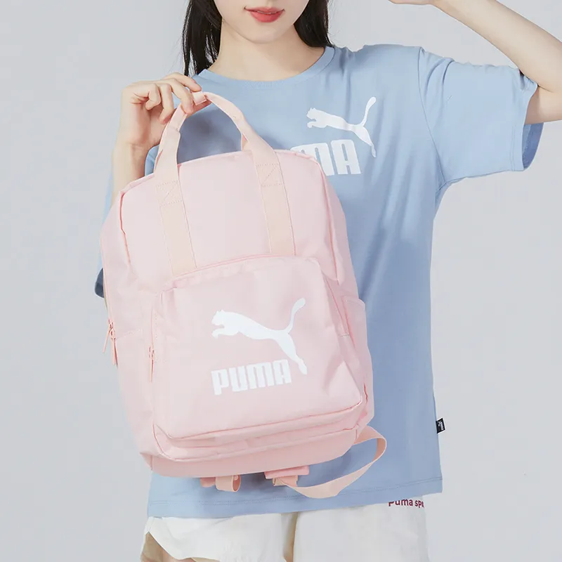 PUMA Fabric Laptop Bag Backpack Regular Unisex Pink-2