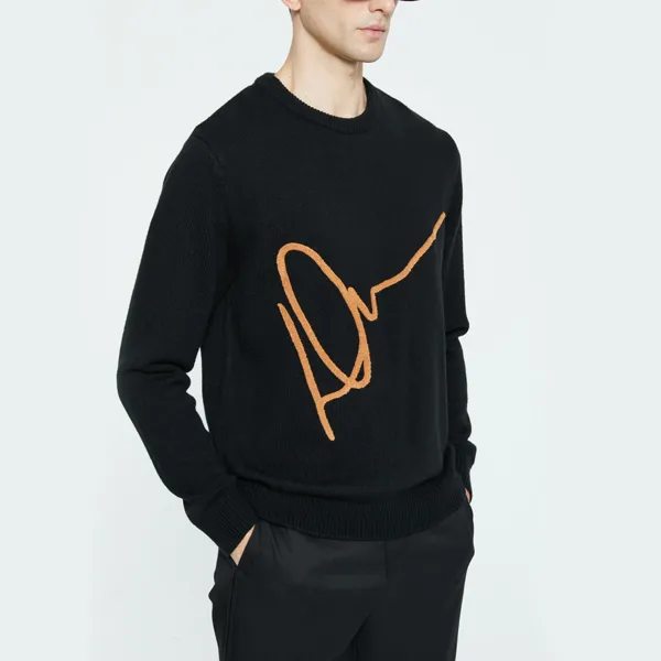 DKNY Sweaters Men Black-4