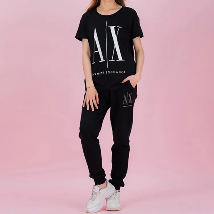 ARMANI EXCHANGE Logo Print T shirt-4