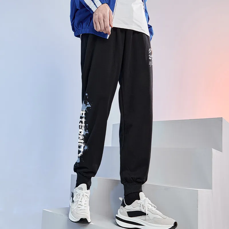 SANSYAS Casual Pants Unisex Black-2