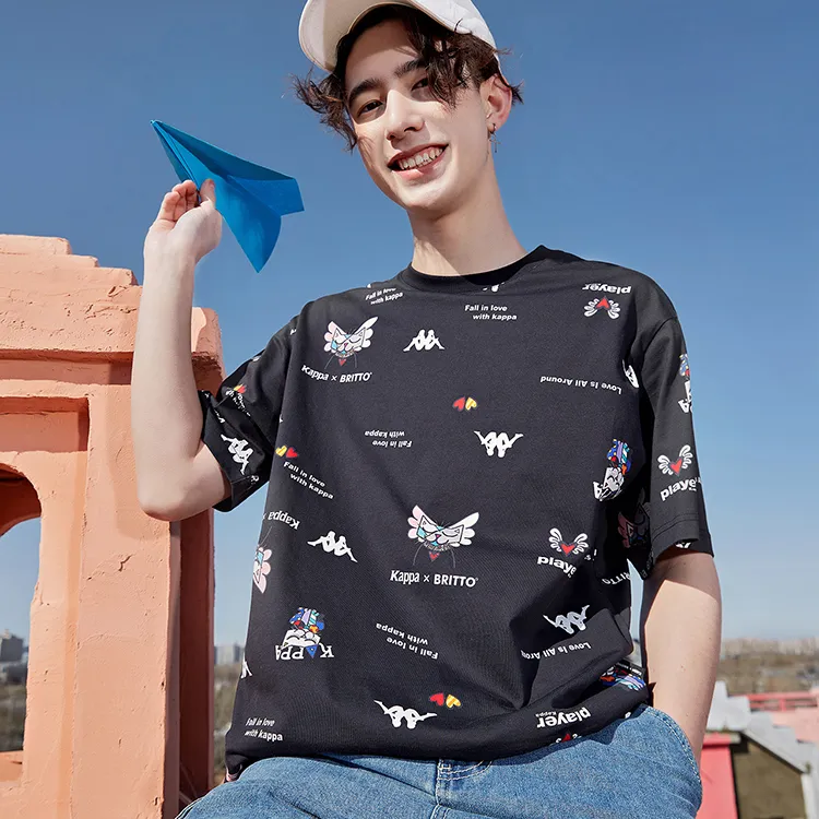 Kappa x Britto Drop Shoulder Sleeve T-Shirt Unisex-8