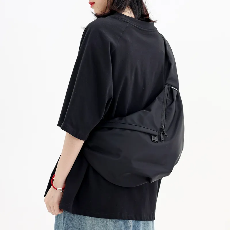 MYEDITION Dumpling Bag, Handbag, Shoulder Bag, Crossbody Bag Nylon Multicolor Unisex-9