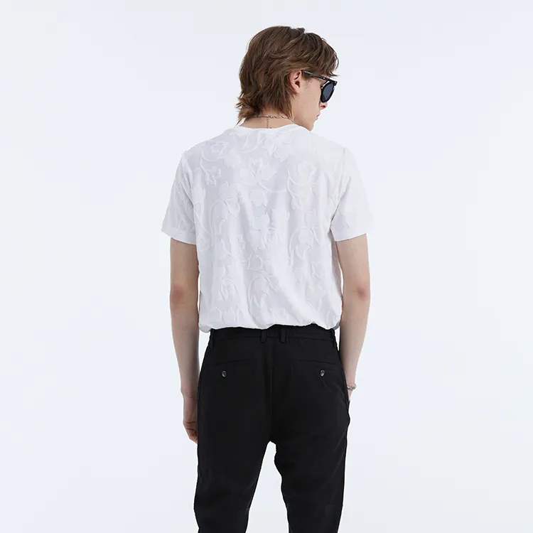 DAVID NAMAN Laputa Collection T Shirts Men White-3