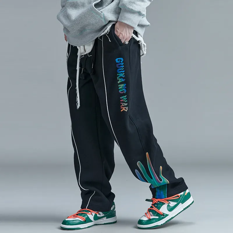 Guuka Straight Fit Knitted Sweatpants Unisex-2