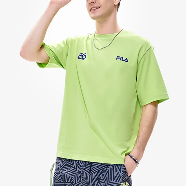 FILA FUSION T Shirt Men's Arugula Green-3