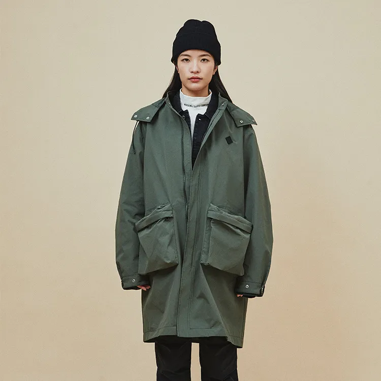 Herschel Trench Coats Unisex-5
