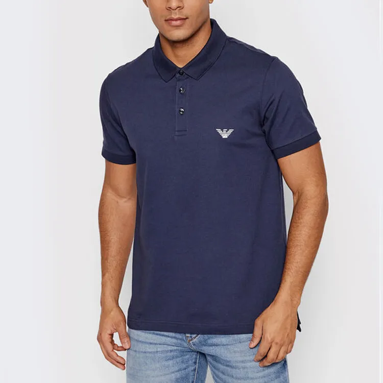EMPORIO ARMANI Polo Shirt Men's Navy Blue-2