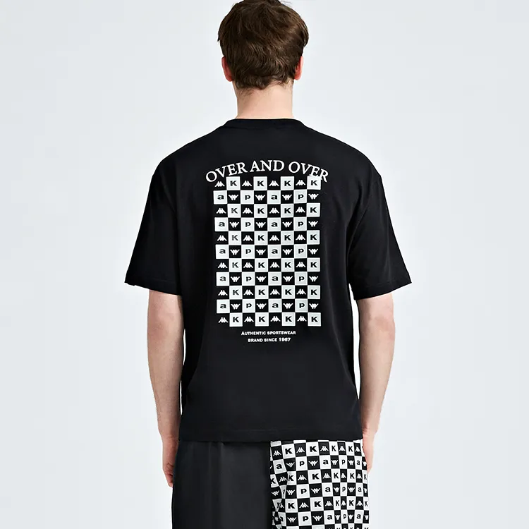 Kappa Checkerboard Collection T Shirts Unisex-3