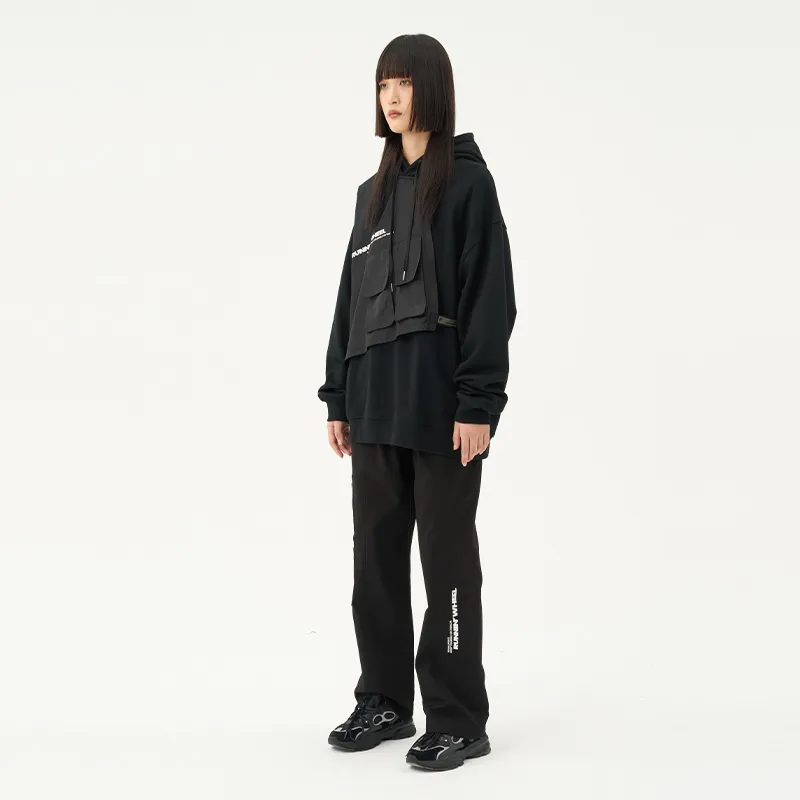 RUNNINWHEEL Hooded Loose Fit Regular Sweatshirt Unisex-5