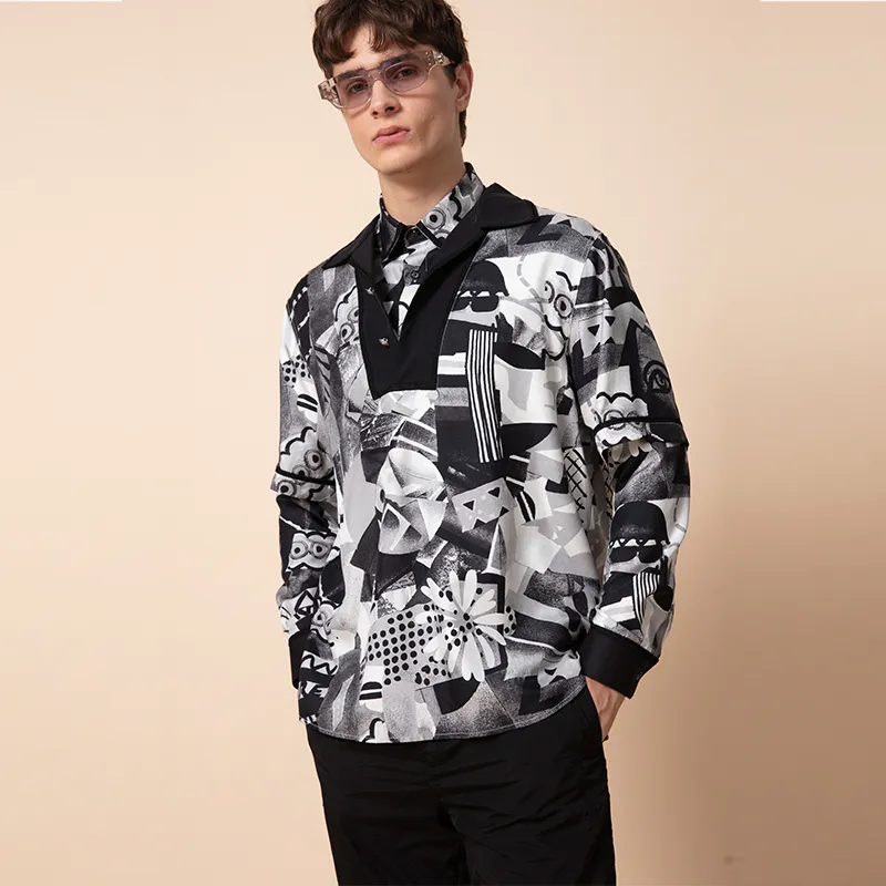 RARE Shirts Men Black-4