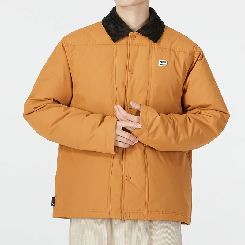 PUMA Downtown Down Jackets Men Yellow-3