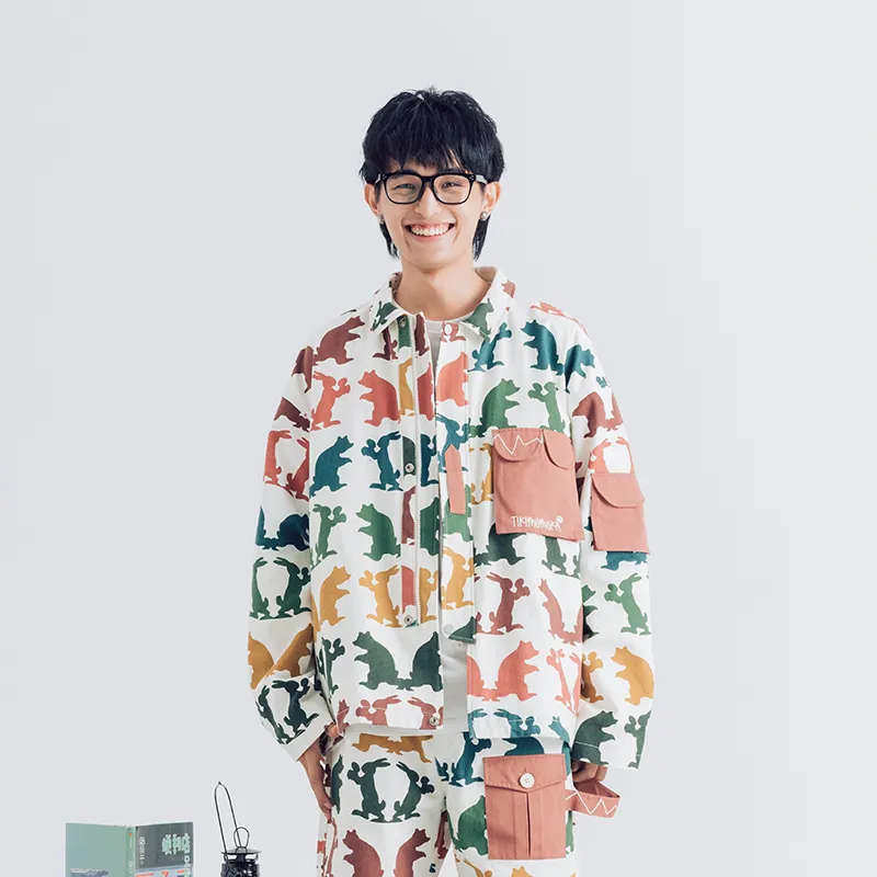 TIKIMOMOKA Jackets Unisex-2