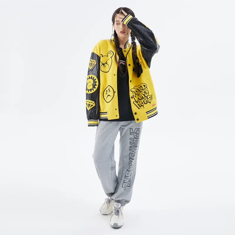 SPRAYGROUND Baseball Jacket Spring Unisex-8