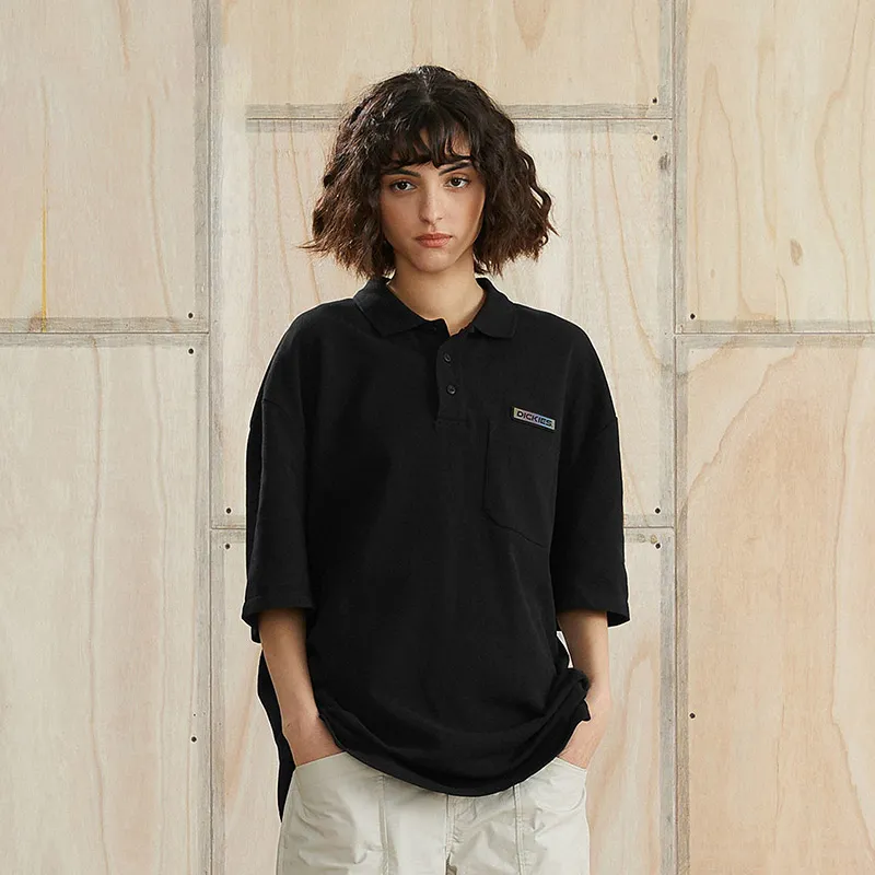 Dickies Polo Shirts Men Black-2