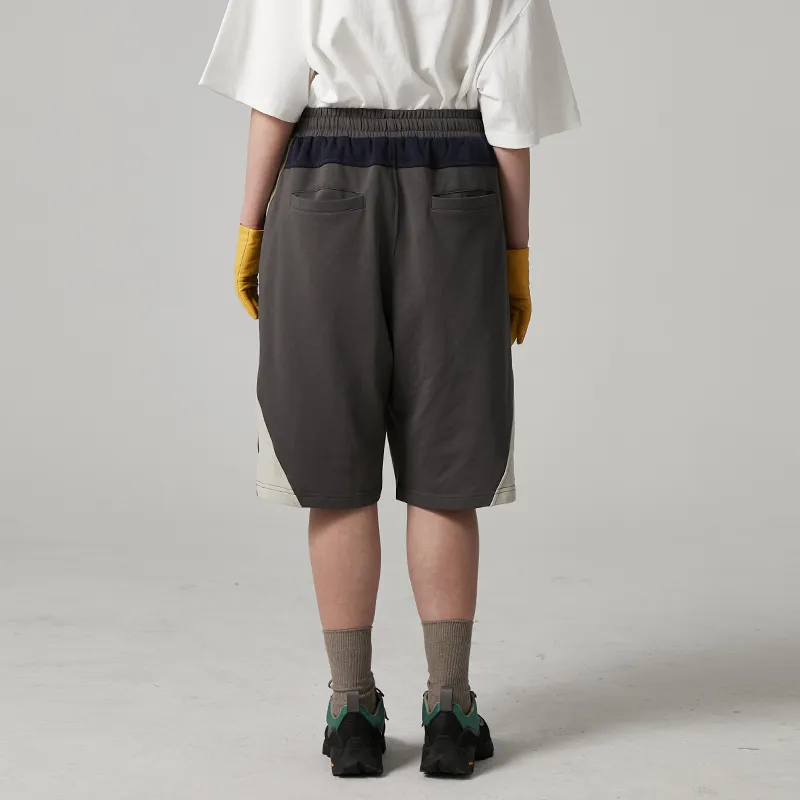 A SQUARE ROOT Casual Shorts Unisex Khaki-4