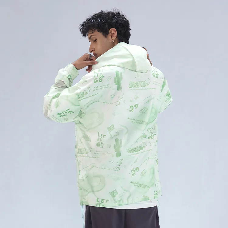 LAMLICKA Jackets Unisex Green-5