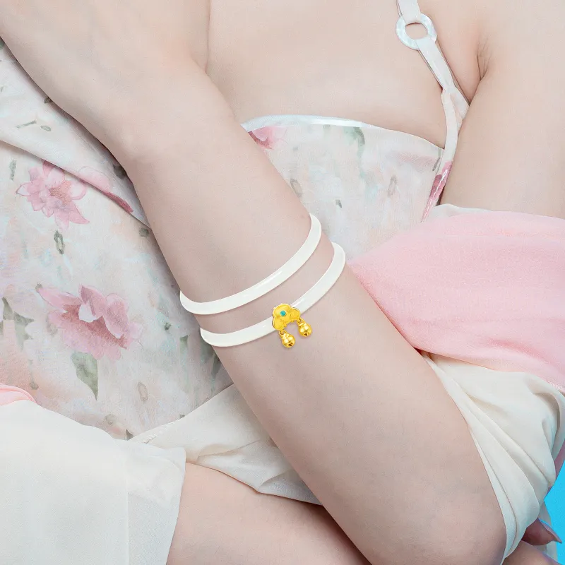 Jodie&Kevin Colored Glaze Bangles Women's-7