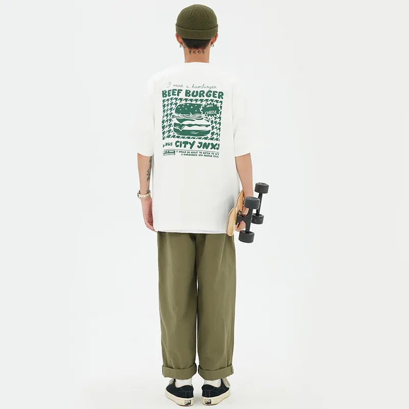 NewJnxs Drop Shoulder Sleeve T-Shirt Unisex-2