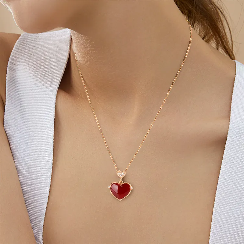 WINY Jade Necklaces Women's-5