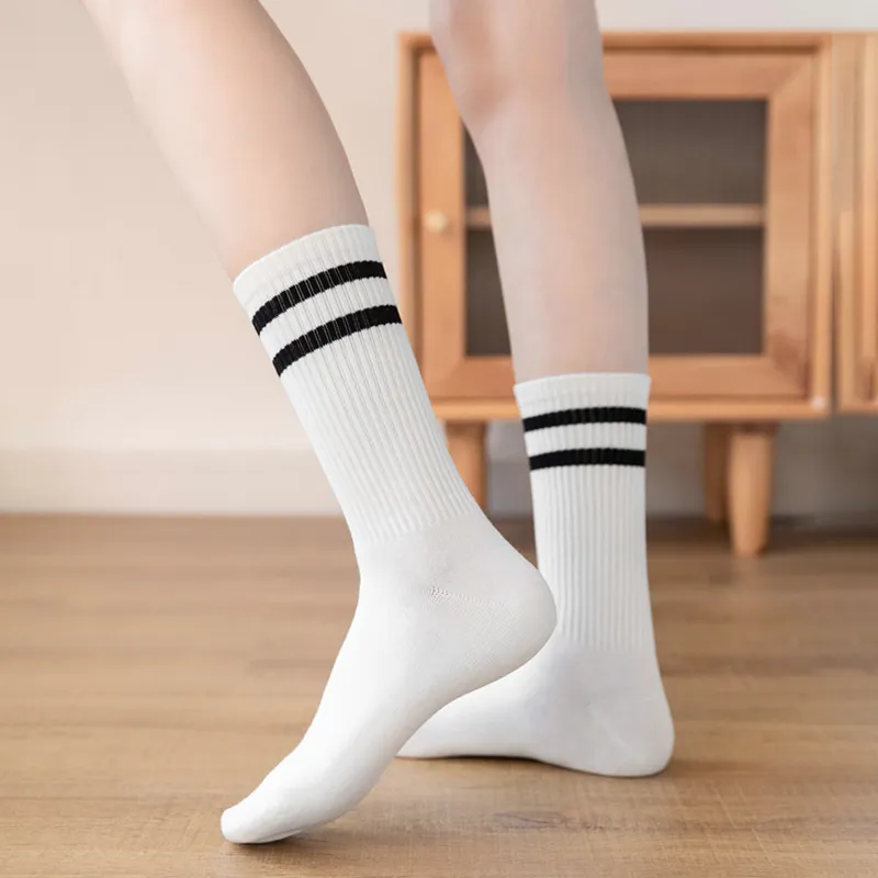 SHIWAJI Mid Calf Socks Unisex 5 Pack-1
