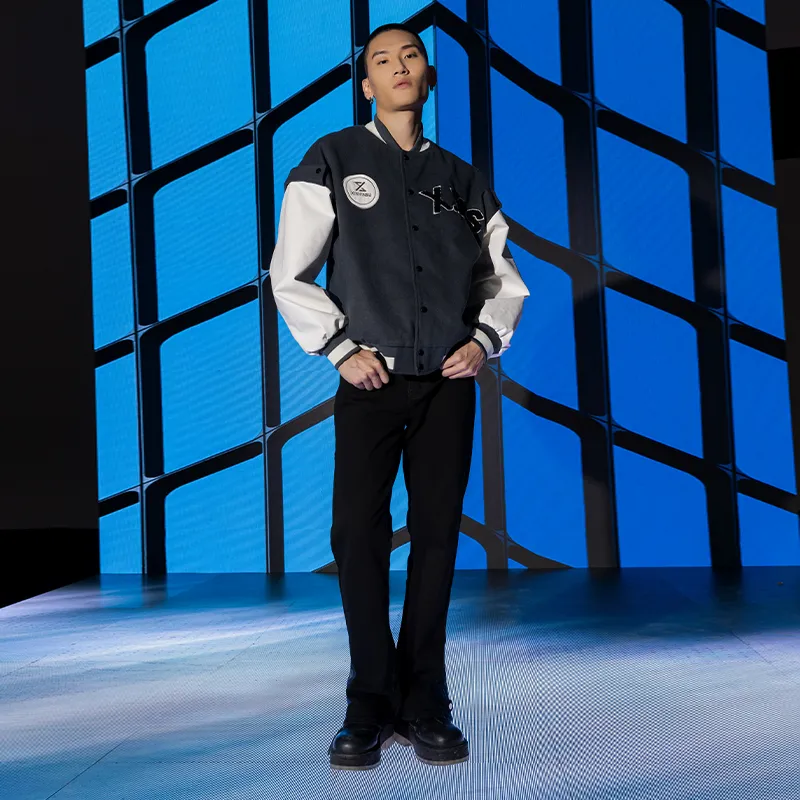 XINYINSU P&d Baseball Jacket Spring Autumn And Winter Unisex-4